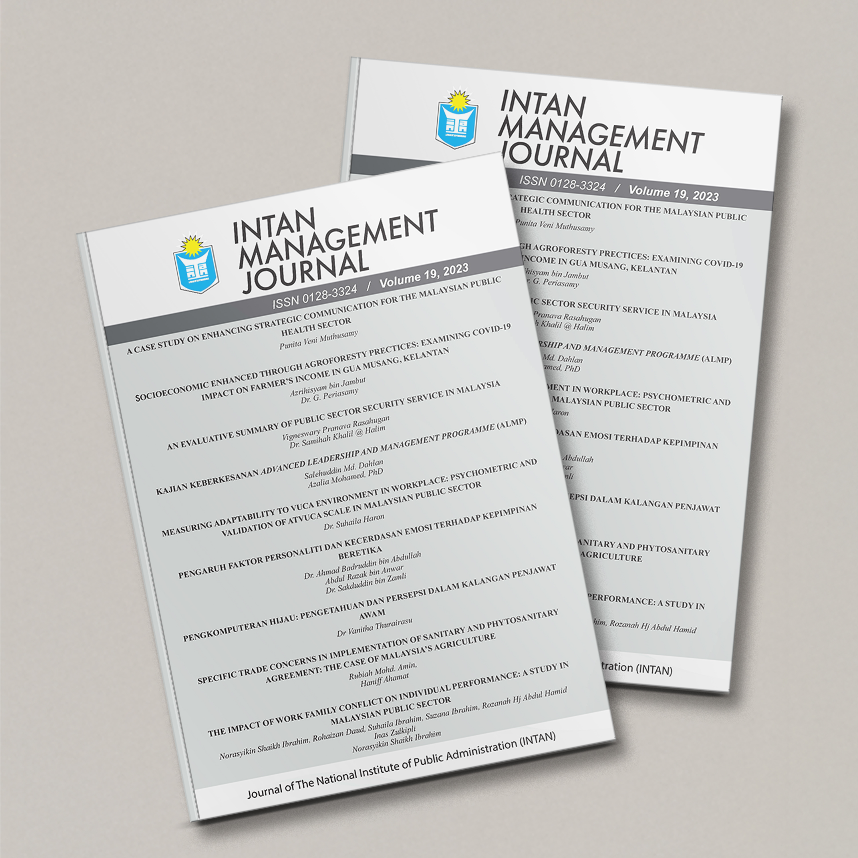 INTAN Management Journal Vol.19, 2023